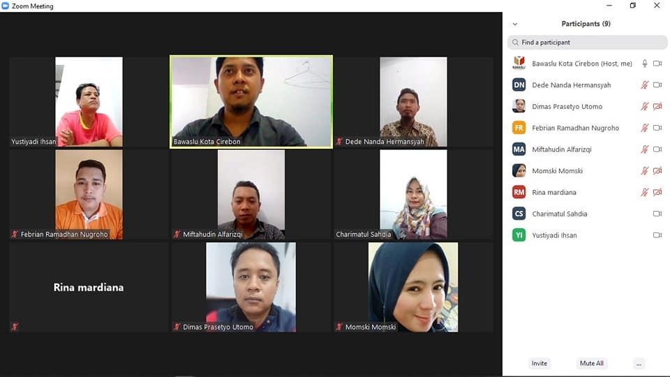 WORK FROM HOME BAWASLU KOTA CIREBON 1 SEPTEMBER 2020