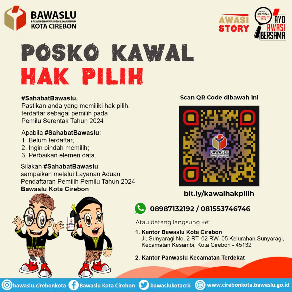 Apel Siaga Kawal Hak Pilih dan Launching Barcode Pengaduan