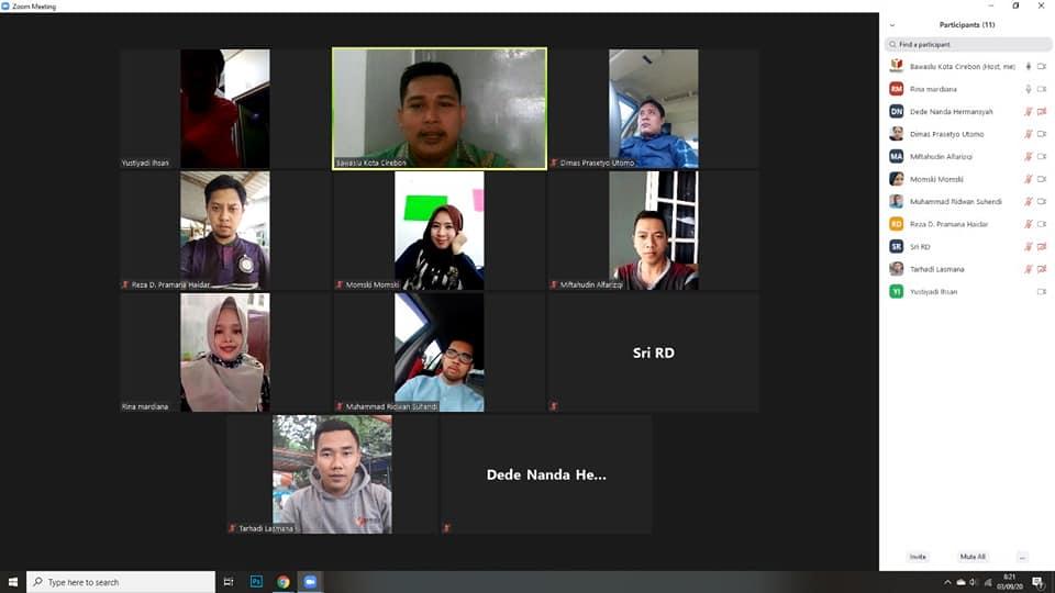WORK FROM HOME BAWASLU KOTA CIREBON 3 SEPTEMBER 2020