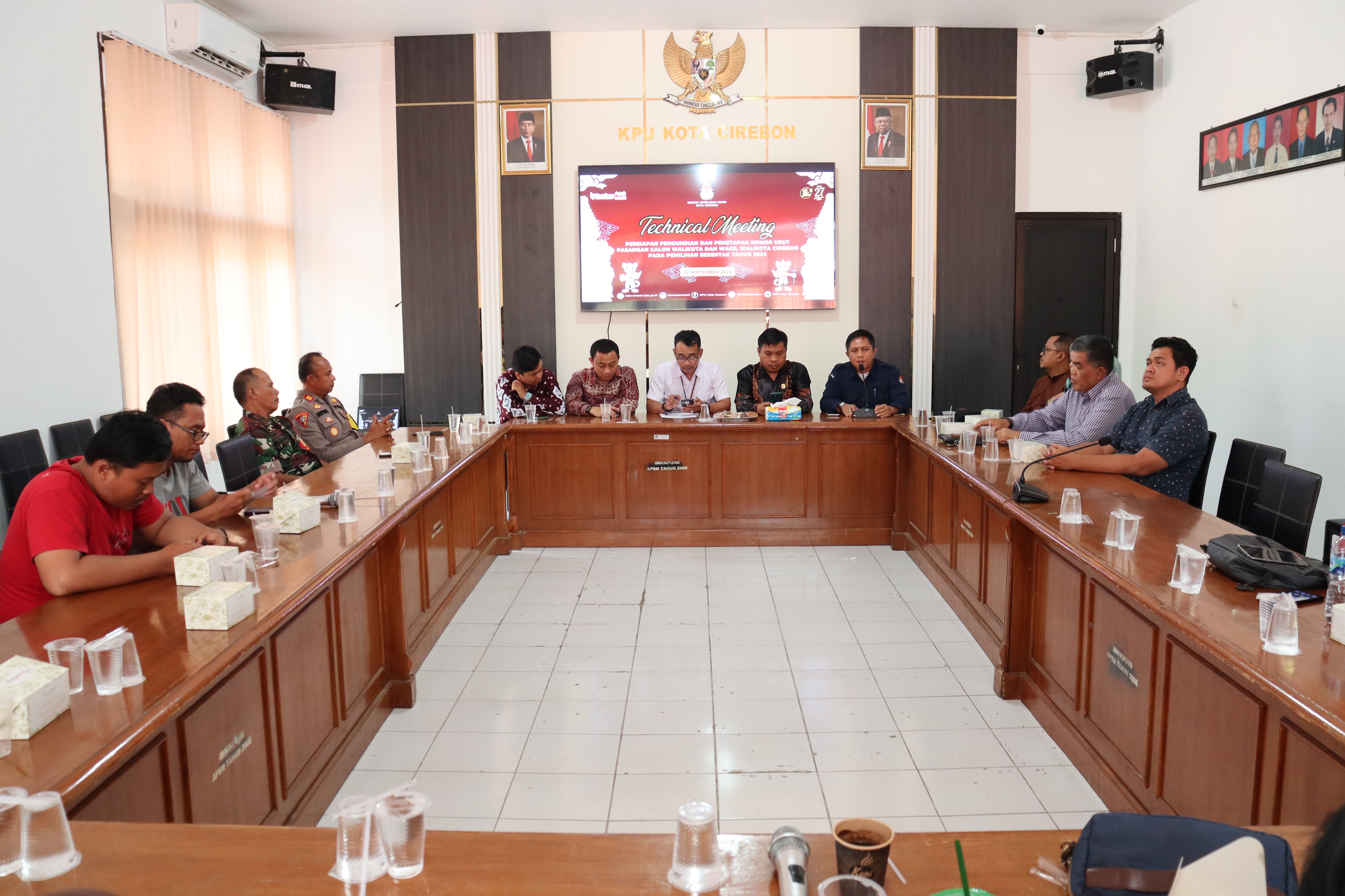 Hasil Rapat Technical Meeting Pengundian Nomor Urut Paslon: KPU Batasi Jumlah Pendukung