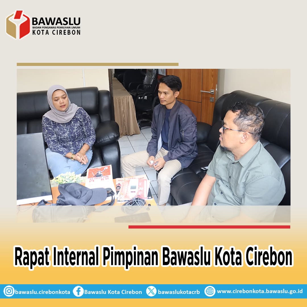 Bawaslu Kota Cirebon Gelar Rapat Internal Evaluasi Kinerja Pemilu 2024 dan Rencana Kerja 2025