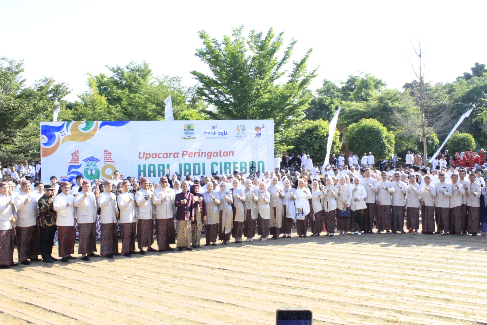 Bawaslu Kota Cirebon Hadiri Upacara Peringatan Hari Jadi Cirebon ke-599