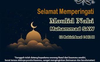 SELAMAT MEMPERINGATI MAULID NABI MUHAMMAD SAW