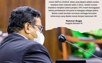 BAWASLU MEMBERIKAN KETERANGAN DALAM SIDANG PERKARA PERSELISIHAN HASIL PEMILIHAN (PHP) TAHUN 2020