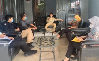 YULIANTO, S.H. BESERTA STAF BERKUNJUNG KE BAWASLU KOTA CIREBON DALAM RANGKA SUPERVISI