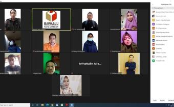 WORK FROM HOME BAWASLU KOTA CIREBON, 9 NOVEMBER 2020