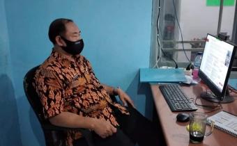 VIDEO CONFERENCE DISKUSI REFORMASI BIROKRASI DAN MEMBANGUN INTEGRITAS SISTEM BAWASLU