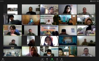 VIDCON KEGIATAN SOSIALISASI DAN EVALUASI DARING FASILITASI NON LITIGASI PELAKSANAAN PEMANTAUAN PUTUSAN DKPP