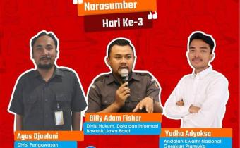 DIKLATSAR SAKA ADHYASTA PEMILU TINGKAT JAWA BARAT TAHUN 2020 (NARASUMBER KE 3)