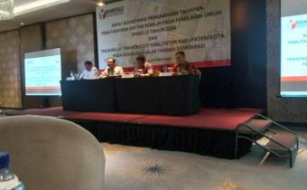 Bawaslu Kota Cirebon Ikuti Rakor Pemutakhiran Daftar Pemilih Pemilu 2024