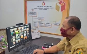 VIDEO CONFERENCE LAUNCHING E-LEARNING AKADEMI ANTI KORUPSI. KERJASAMA ANTARA BAWASLU PROVINSI JAWA BARAT BERSAMA INDONESIA CORUPTION WATCH (ICW)