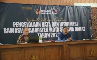 Bawaslu Jabar Gelar Pengelolaan Data Informasi