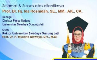 SELAMAT ATAS DILANTIKNYA Prof. Dr. Hj. IDA ROSNIDAH, SE., MM., AK., CA.