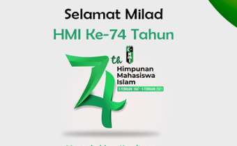 SELAMAT MILAD HMI KE-74 TAHUN