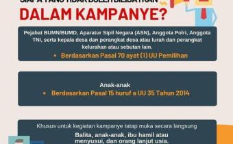 YANG TIDAK BOLEH DILIBATKAN DALAM KAMPANYE