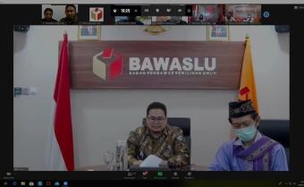 VIDEO CONFERENCE SILATURAHMI NASIONAL "MENAKAR EFEKTIVITAS PROSES PENYELESAIAN SENGKETA PEMILIHAN DI TENGAH WABAH COVID-19