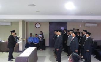 Pelantikan dan Bimbingan Teknis Panwaslu Kecamatan Pemilu 2024