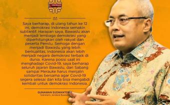 KUTIPAN SELAMAT ULANG TAHUN BAWASLU OLEH GUNAWAN SUSWANTORO SEKJEN BAWASLU RI