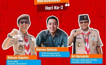 NARASUMBER HARI KE 2 DIKLATSAR SAKA ADHYASTA PEMILU TINGKAT JAWA BARAT TAHUN 2020