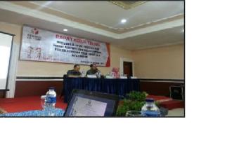 RAPAT KERJA TEKNIS PENGAWASAN DPTHP, FASILITAS ALAT PERAGA KAMPANYE DAN BAHAN KAMPANYE PADA PEMILIHAN UMUM 2019