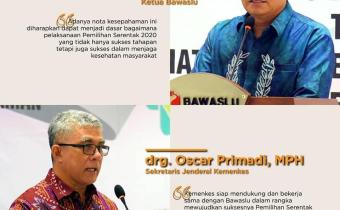 PENANDATANGANAN NOTA KESEPAHAMAN BAWASLU DAN KEMENKES (2)