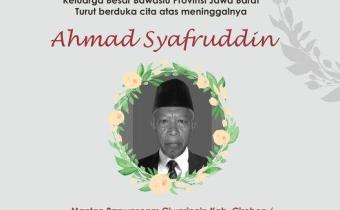 KELUARGA BESAR BAWASLU KOTA CIREBON TURUT BERBELASUNGKAWA ATAS MENINGGALNYA BAPAK AHMAD SYAFRUDIN