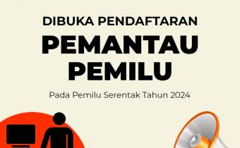 Dibuka Pendaftaran Pemantau Pemilu
