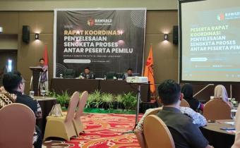 Rakor Penyelesaian Sengketa Proses Antar Peserta Pemilu