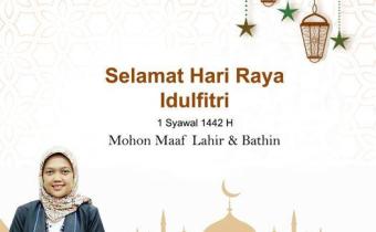 DEVI SITI SIHATUL AFIAH, S.Pd.I., M.Pd. MENGUCAPKAN SELAMAT HARI RAYA IDULFITRI 1442 H