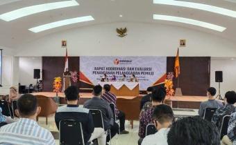 RAPAT KOORDINASI DAN EVALUASI PENANGANAN PELANGGARAN PEMILU BERBASIS TEKNOLOGI INFORMASI DAN KOMUNIKASI