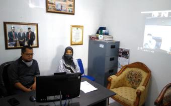 VIDEO CONFERENCE PERAN PENGAWAS PEMILU DITENGAH PANDEMI COVID-19