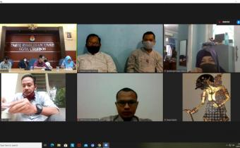RAPAT PLENO REKAPITULASI DAFTAR PEMILIH BERKELANJUTAN TAHUN 2020 PERIODE BULAN JULI VIA ZOOM
