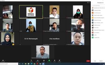 WORK FROM HOME BAWASLU KOTA CIREBON, 9 FEBRUARI 2021