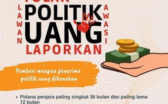 TOLAK POLITIK UANG