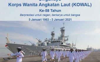 SELAMAT HARI KORPS WANITA ANGKATAN LAUT (KOWAL) KE-58 TAHUN