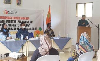 RAPAT KOORDINASI DIVISI HUKUM TERKAIT DAFTAR INVENTARISASI MASALAH HUKUM PEMILU DAN PEMILIHAN 2024