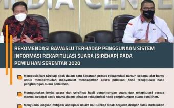 CATATAN BAWASLU TERKAIT SIREKAP