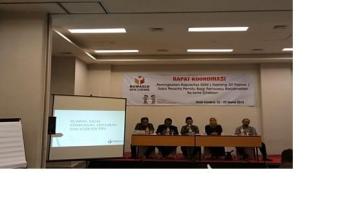 RAPAT KOORDINASI PENINGKATAN KAPASITAS SDM (TRAINING OF TRAINER) SAKSI PESERTA PEMILU BAGI PANWASLU KECAMATAN SE-KOTA CIREBON