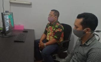 BAWASLU KOTA CIREBON MENGIKUTI ACARA MELEK NETRALITAS ASN DI MASA KAMPANYE PEMILIHAN