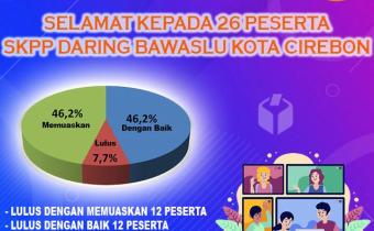 SELAMAT KEPADA 26 PESERTA SKPP DARING YANG TELAH LULUS