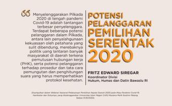 POTENSI PELANGGARAN PEMILIHAN SERENTAK