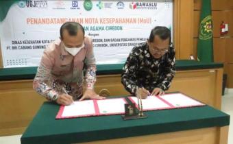 Sukseskan Pemilu, Bawaslu Kota Cirebon MoU dengan Pengadilan Agama