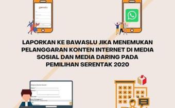 PELAPORAN PELANGGARAN KONTEN INTERNET SELAMA KAMPANYE