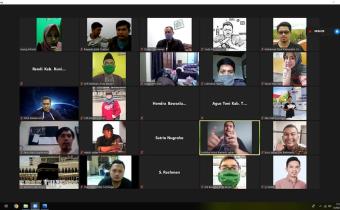 BAWASLU KOTA CIREBON MENGIKUTI VIDEO CONFERENCE PERSIAPAN PELAKSANAAN SKPP DARING