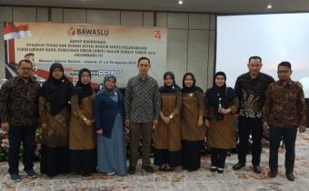 RAKOR EVALUASI TUGAS DAN FUNGSI DIVISI HUKUM SERTA PELAKSANAAN PHPU PEMILU 2019