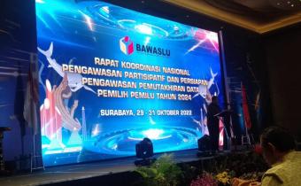 Bawaslu Kota Cirebon Hadiri Rakornas Pemutakhiran Data Pemilih