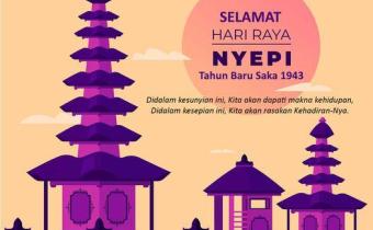 SELAMAT HARI RAYA NYEPI TAHUN BARU SAKA 1943