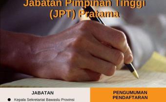 SELEKSI TERBUKA JPT PRATAMA