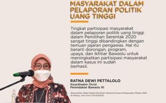 PARTISIPASI MASYARAKAT DALAM PELAPORAN POLITIK UANG
