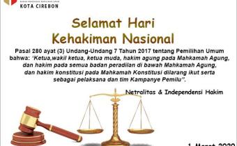 SELAMAT HARI KEHAKIMAN NASIONAL